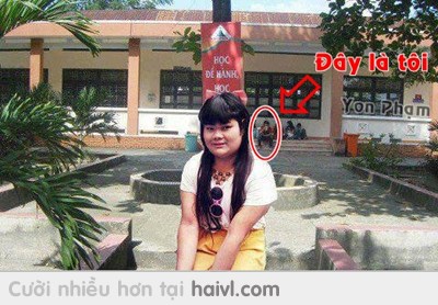 Mình chụp hình chung với Hot Girl Polla nè các bạn ơi =)) Chém nhẹ tay thôi nhé :v