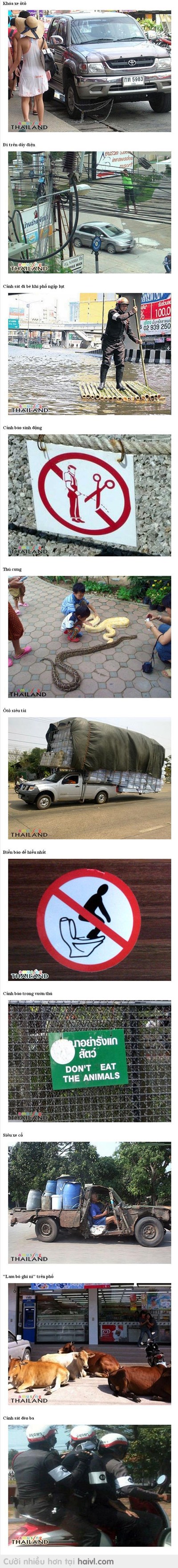 Những hình ảnh chỉ có ở Thái Lan. Dị!!!