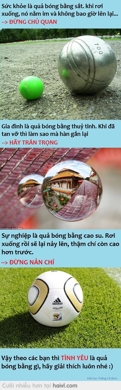 Cuộc đời giống như những quả bóng (n)