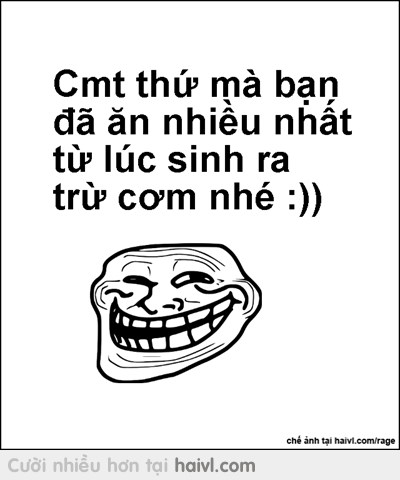Dự là sẽ có cmt bá đạo :))
