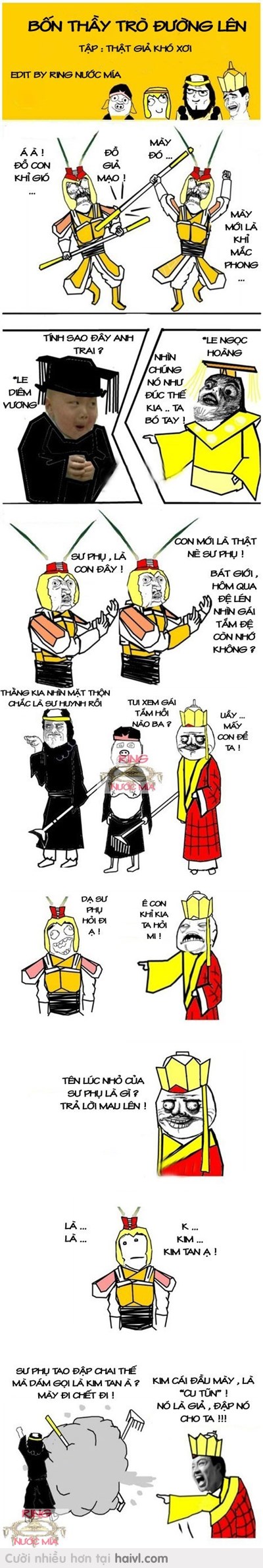 Ngộ Không giả và sự nhanh trí bá đạo của Đường Tăng :))