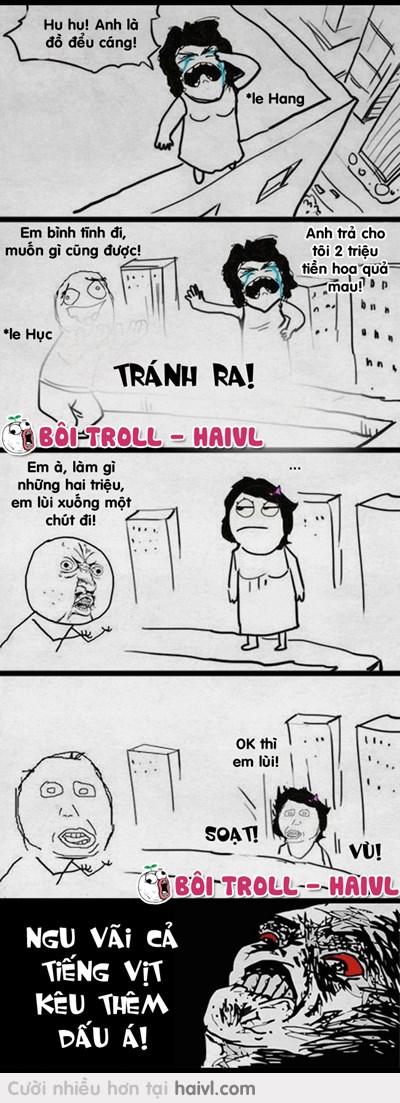 Ngu vãi cả tiếng vịt kêu thêm dấu á :))
