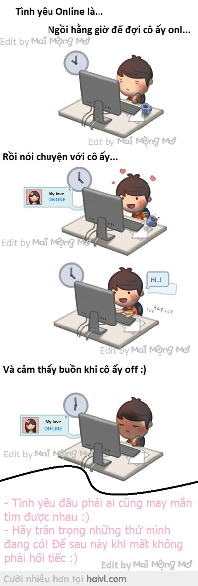 Tuy xa mặt nhưng không cách lòng :) - Tình yêu online :)