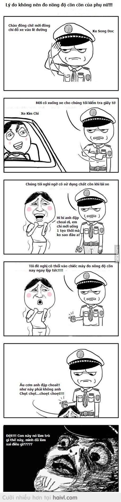Đây là lý do đừng bao giờ đo nồng độ cồn của phụ nữ khi lái xe!!!