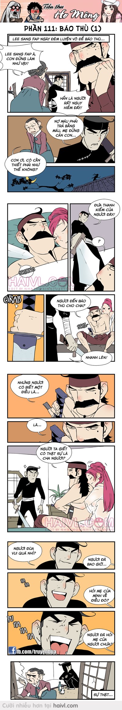 Anh rất ít khi báo thù :))