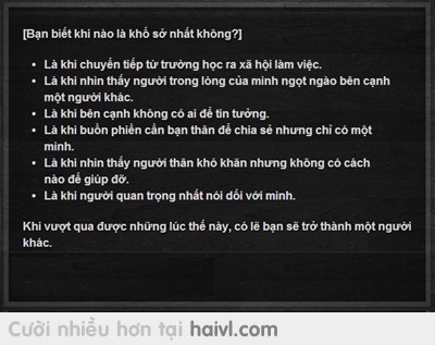 Những điều ấy, bạn đã trải qua chưa?