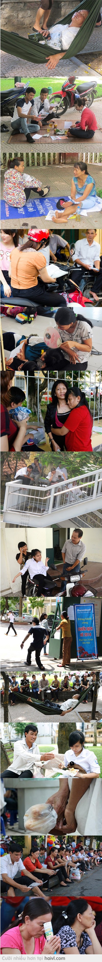 Rơi lệ nghĩa tình cha mẹ dành cho con mùa thi Đại học năm nay <3 <3