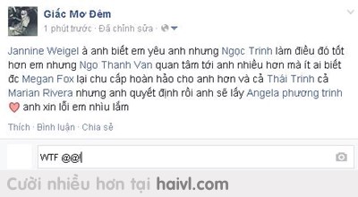 Em đã khóc khi gặp thanh niên ảo tưởng của năm này :))))) =]]z