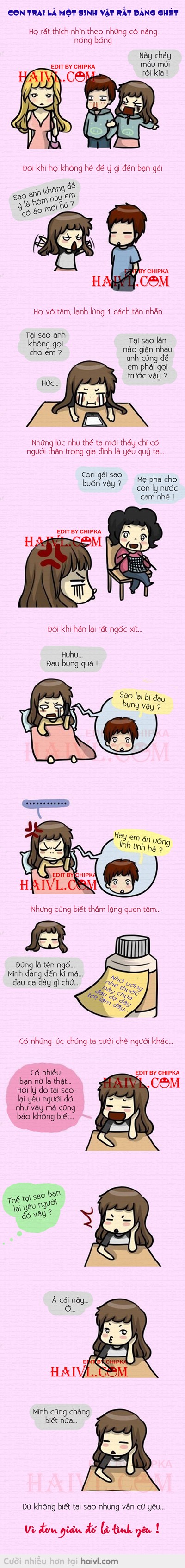 Chỉ có thể là yêu thôi <3