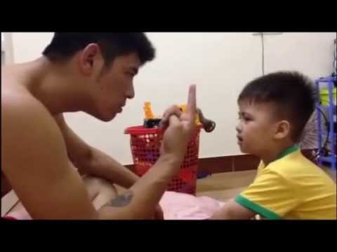 Bố dậy con trai đếm hài không đỡ được :)) đã tìm đc nhịp 4 của các bác r đấy :))